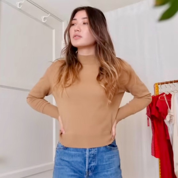 Everlane | The Cashmere Crop Mockneck - Picture 11 of 11